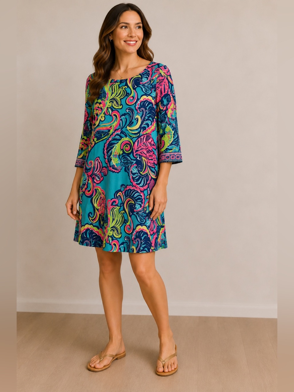 Lilly Pulitzer Bellavista Shift Dress in Private Island Print